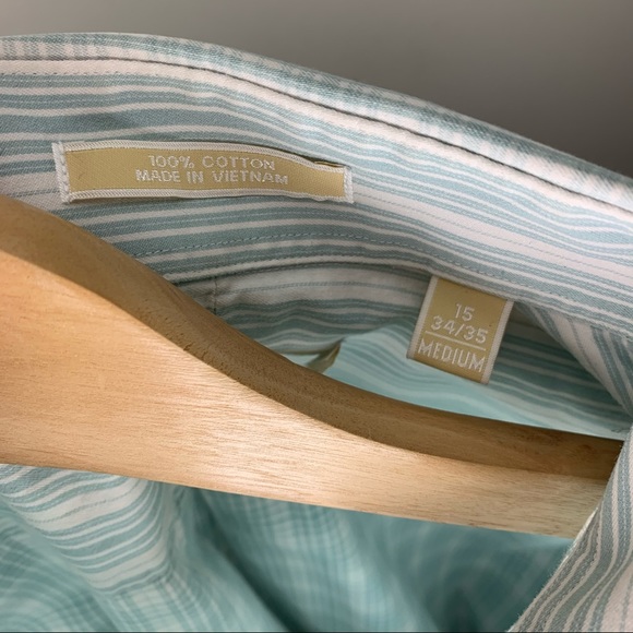 Michael Kors Striped Button Down Long Sleeve Shirt - Picture 4 of 5